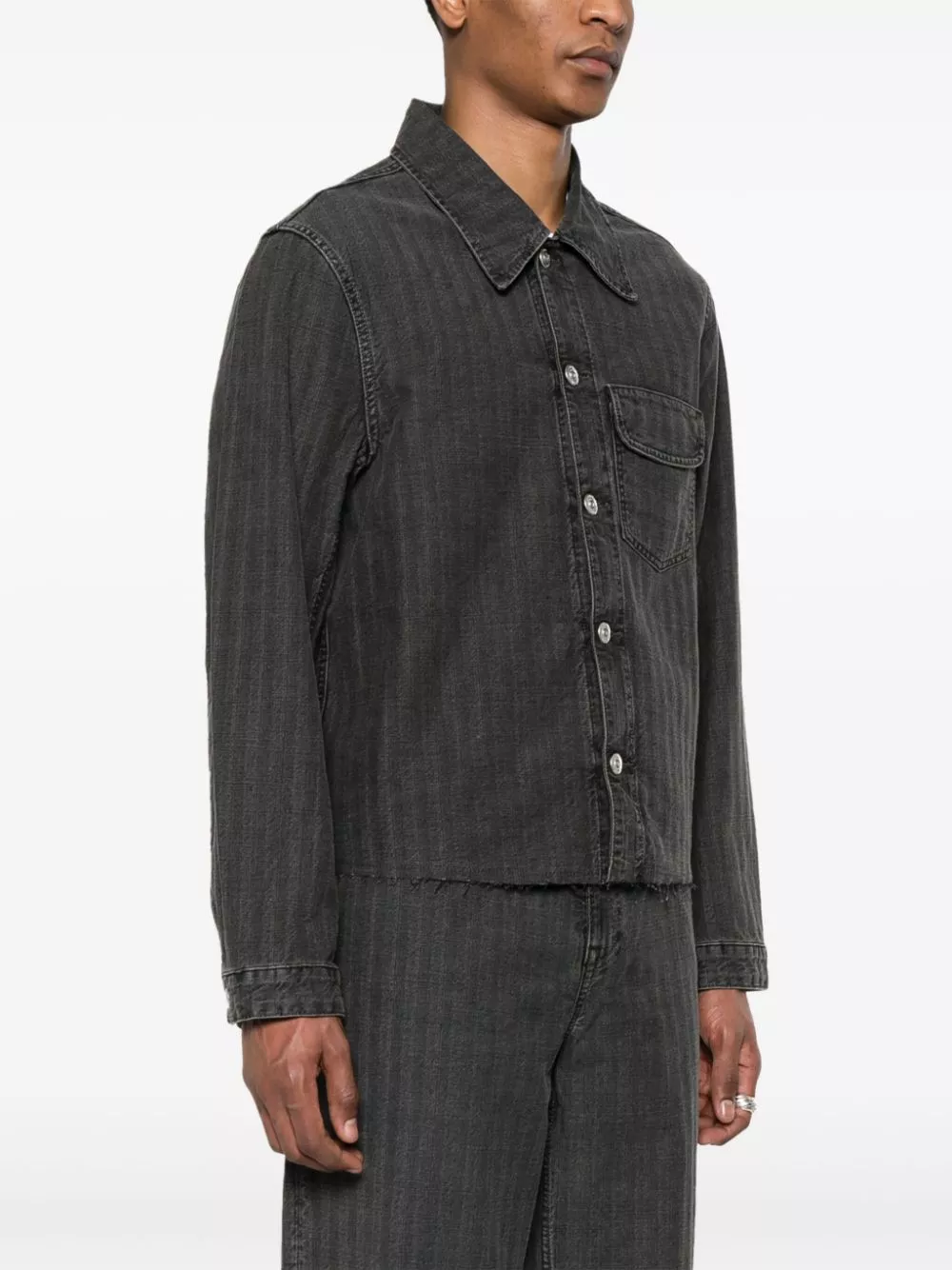 Where to shop for best deals OUR LEGACY Cut Rebirth shirt jacket Men 0123