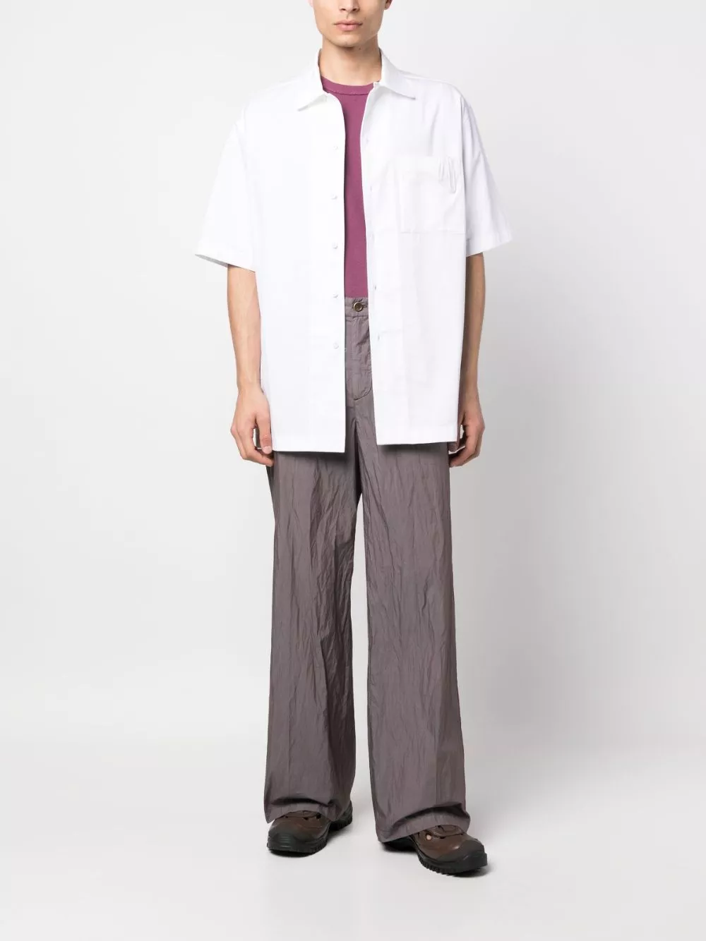 Buy cheap goods online OUR LEGACY wide-leg cotton trousers Men 0116