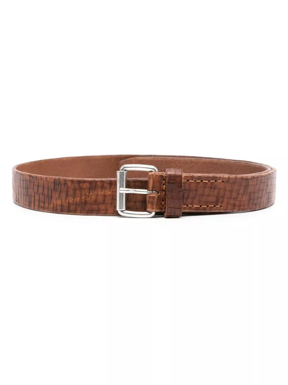 Shop for authentic OUR LEGACY textured leather belt Women 0203