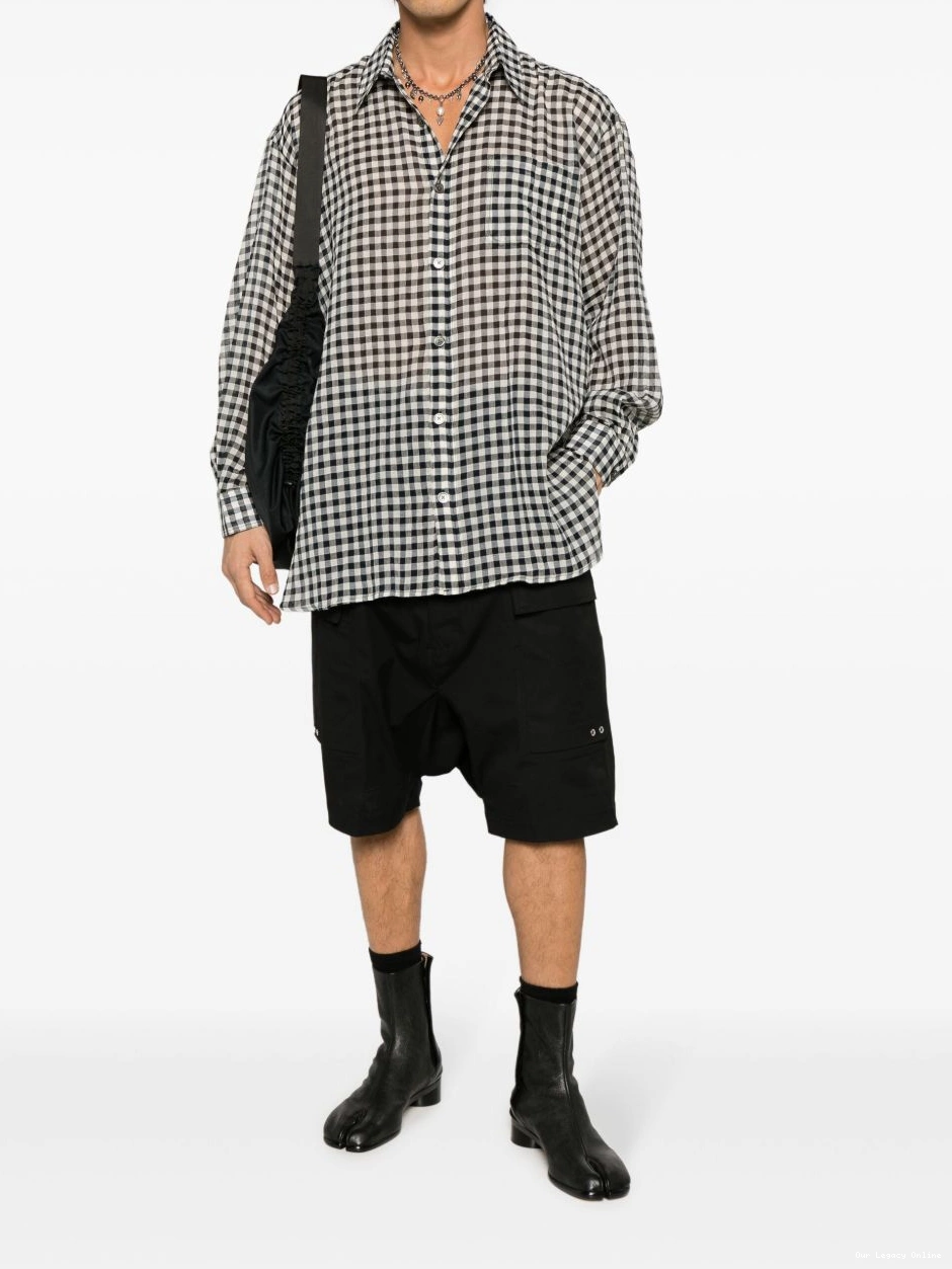 Best buys for cheap Men OUR Darling shirt checkerboard-print LEGACY 0218