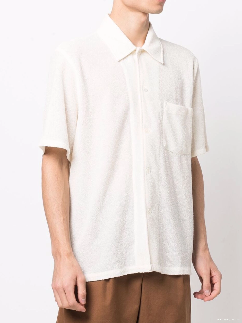 Online shopping deals for Men shirt OUR short-sleeved box LEGACY textured-finish 0214