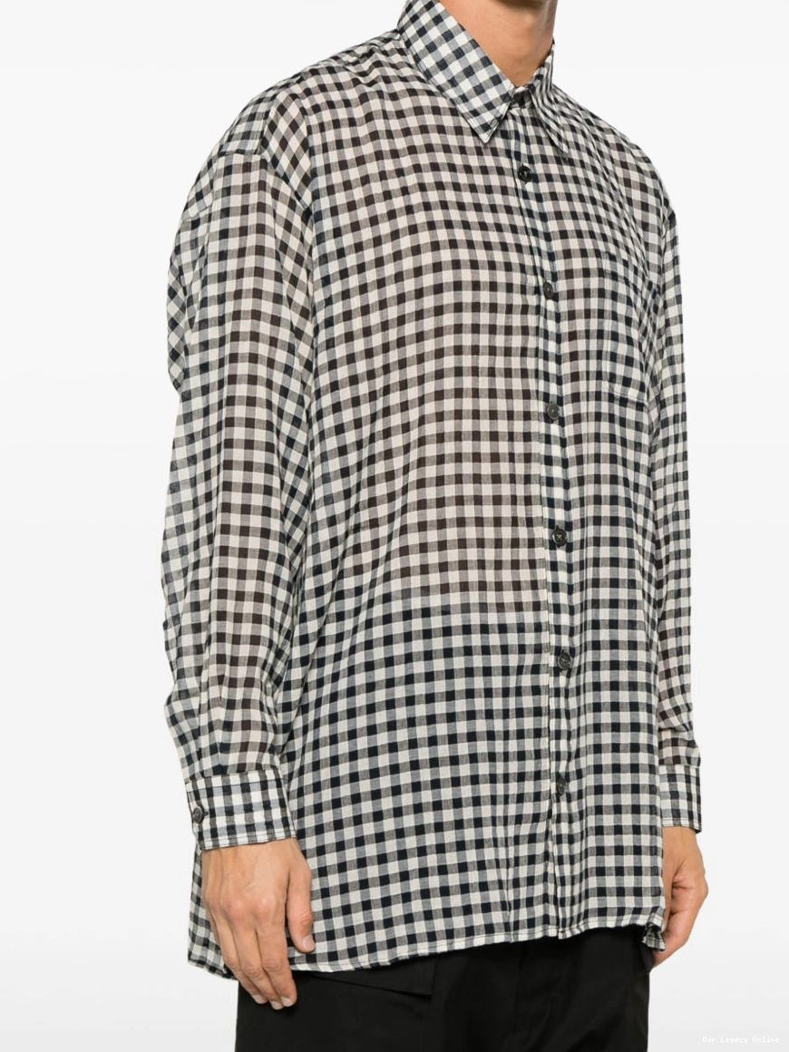 Best buys for cheap Men OUR Darling shirt checkerboard-print LEGACY 0218